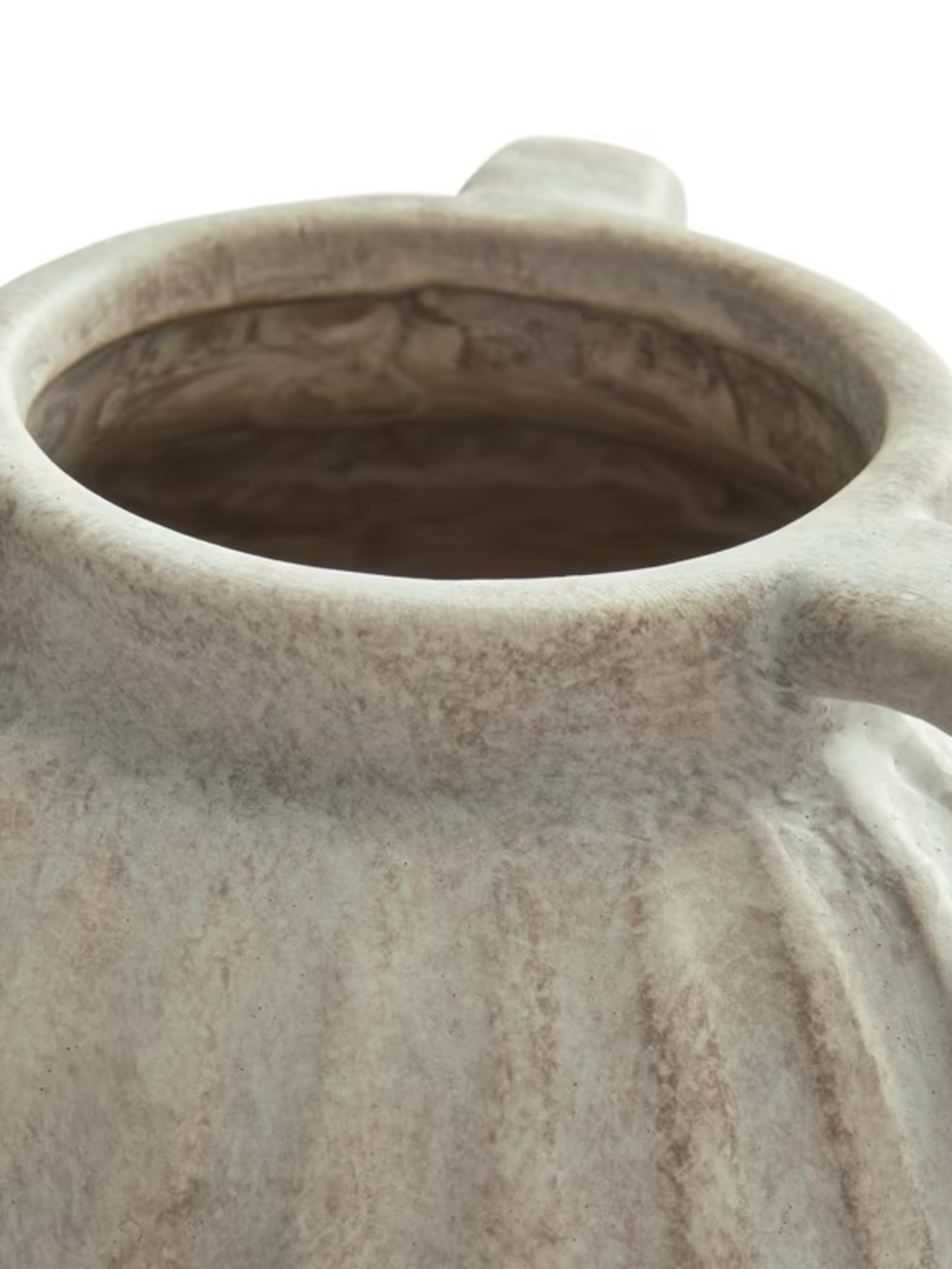 Pottery barn inspired 

BHG Three Handled Ceramic Vase, 10", Ivory - Picture 5 of 6